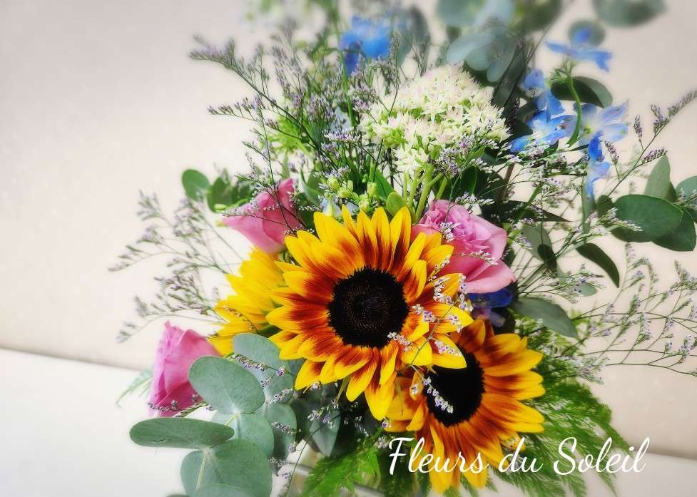 初秋のブーケレッスン